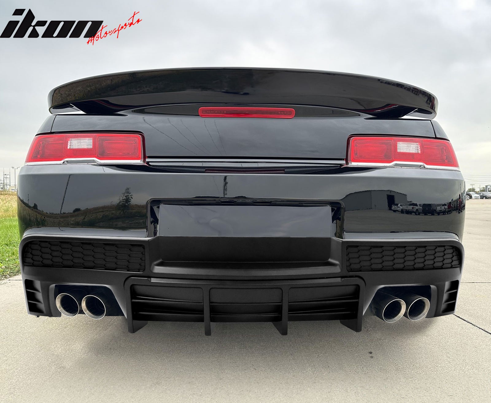 For 14-15 Chevy Camaro Ikon Style Rear Diffuser Bumper Lip PP