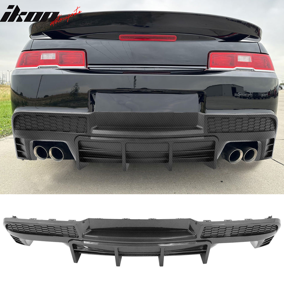 Fit 2014-2015 Chevrolet Camaro Rear Diffuser Ikon Style