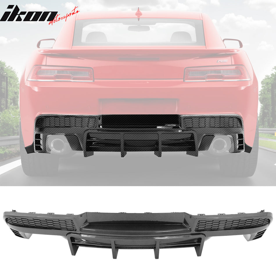 Fit 2014-2015 Chevrolet Camaro Rear Diffuser Ikon Style