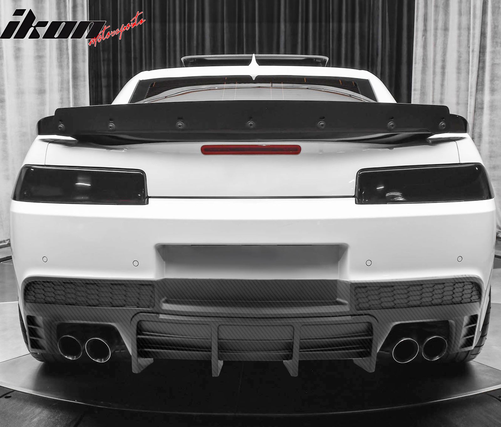 For 14-15 Chevy Camaro Ikon Style Rear Diffuser Bumper Lip PP