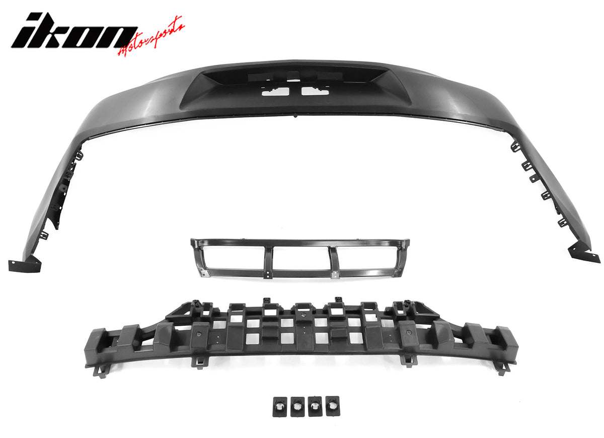 Fits 14-15 Chevy Camaro 6th ZL1 Style Rear Bumper + Quad Diffuser w/ Reflectors