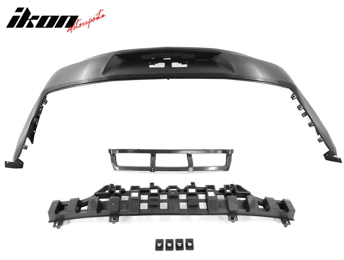 For 14-15 Chevy Camaro 6th ZL1 Style Rear Bumper+ 3PC Quad Diffuser w/ Reflector