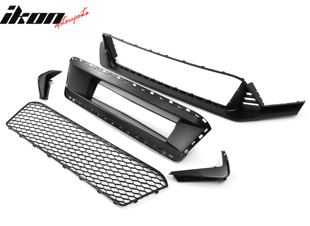 Fits 22-23 Civic Sedan Type R Style Front Bumper Cover PP + Upper Grille + Trim