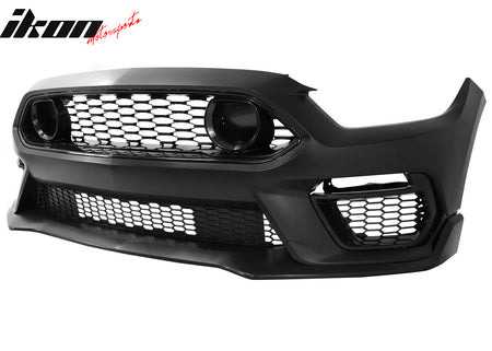 Fits 15-17 Ford Mustang EcoBoost GT Front Bumper Cover Mach 1 Style Conversion