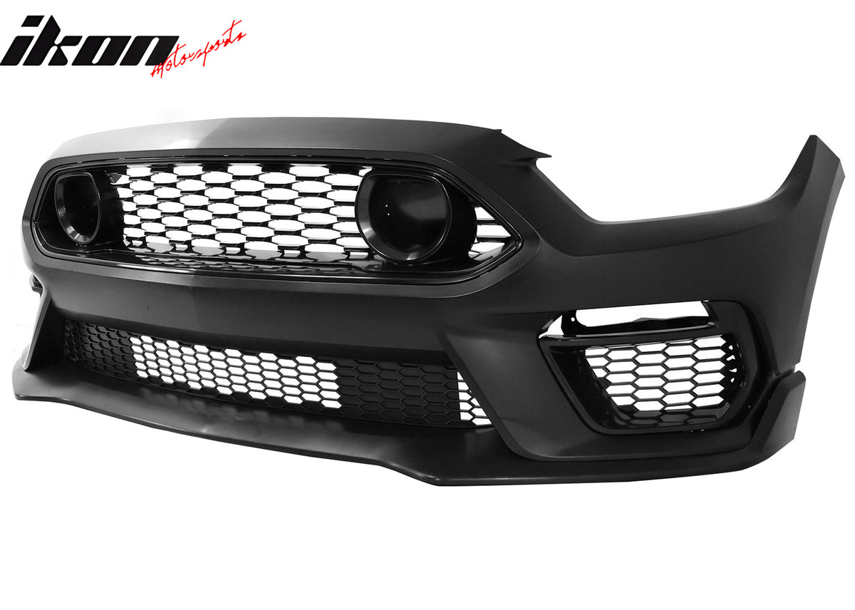 Fits 15-17 Ford Mustang Mach 1 Front Bumper Cover Conversion 2024+ LED Headlight