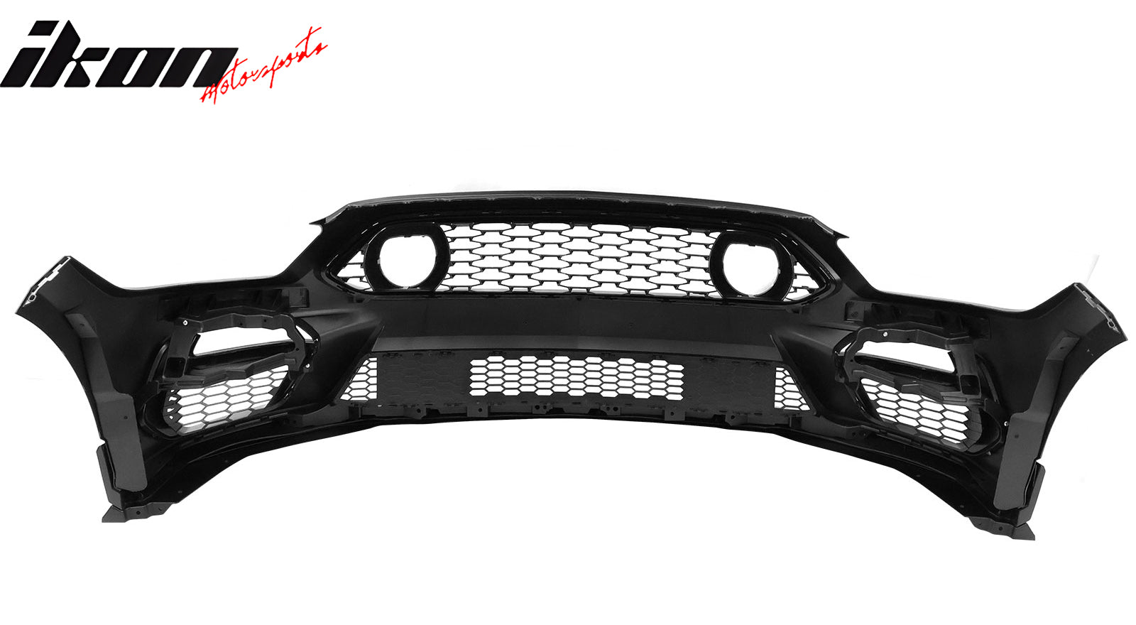 Fits 15-17 Ford Mustang EcoBoost GT LED Grille Front Bumper Cover Mach 1 Style