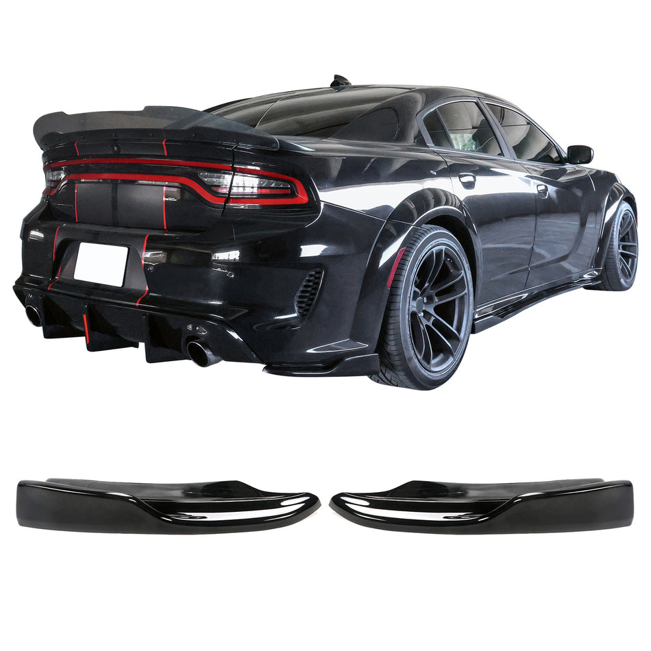 For 20-23 Charger Widebody IKON PP Rear Diffuser + Apron Spat