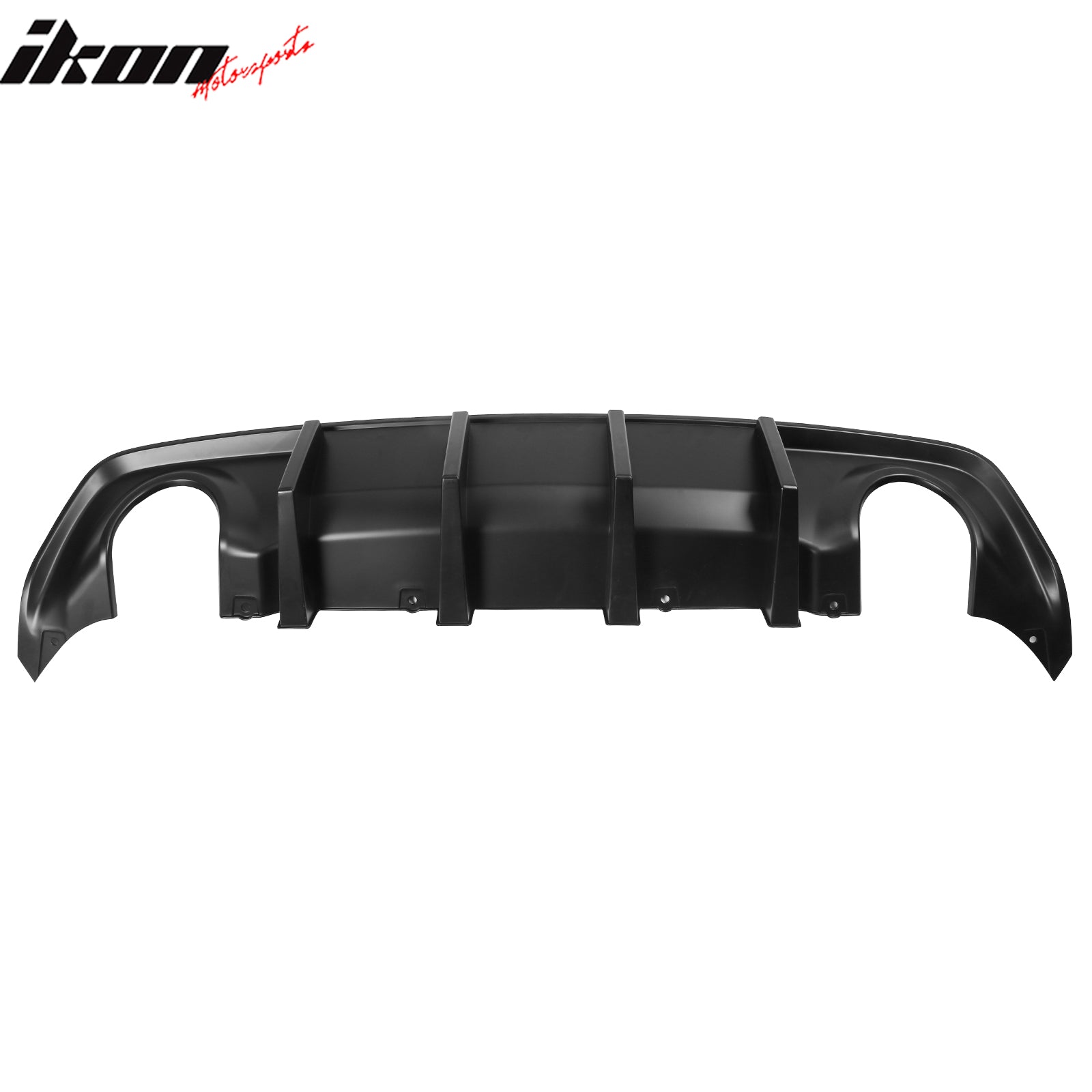 Fits 20-23 Charger Widebody IKON PP Matte Black Rear Diffuser + Apron Spats - PP