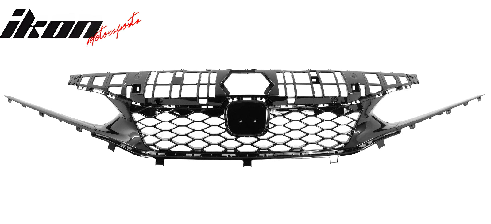 Fits 22-24 Civic Hatchback &Si Type R Style Front Bumper Cover PP + Upper Grille