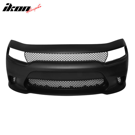 For 15-23 Charger Sedan 15 SRT Hellcat Style Front Bumper Conversion Replacement