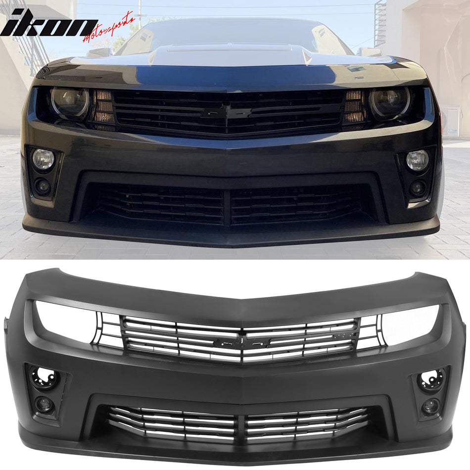 2010-2013 Chevy Camaro ZL1 Style 2DR Front Bumper Cover Replacement PP