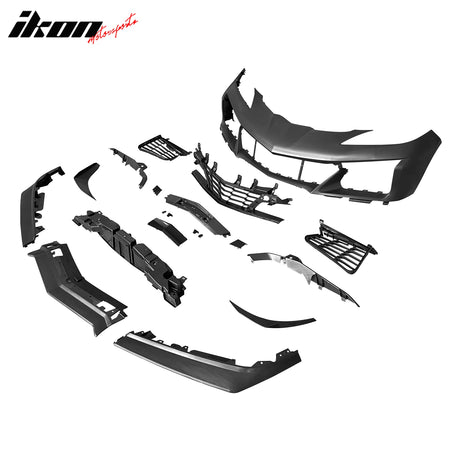 Fits 20-25 Chevy Corvette Front Bumper Cover Z06 Z07 Style Conversion Unpainted