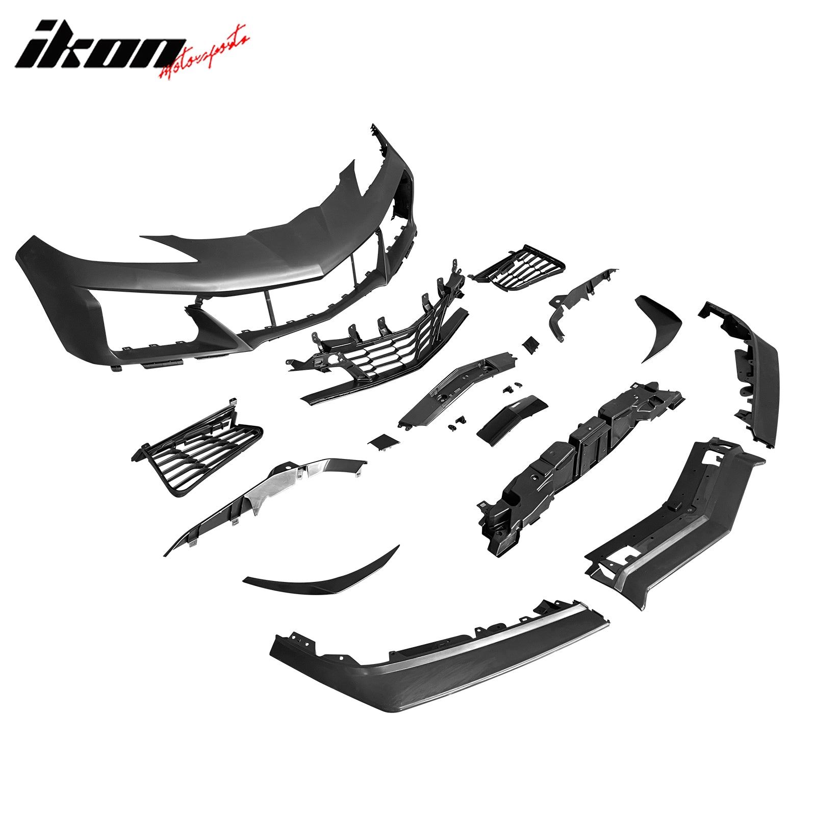 Fits 20-25 Chevy Corvette Front Bumper Cover Z06 Z07 Style Conversion Unpainted