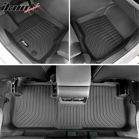 For 23-25 Honda CR-V All Weather Floor Mats Carpets & Rear Trunk Cargo Liner TPE