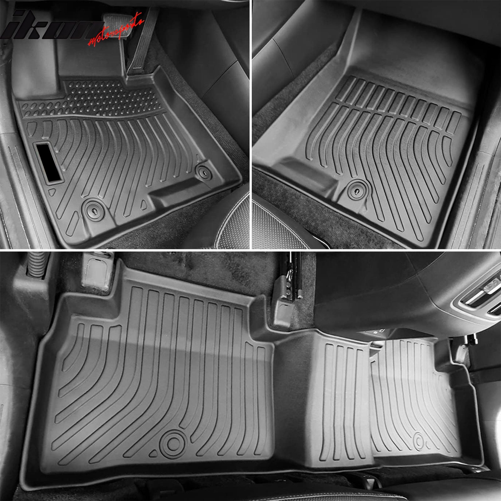 Fits 22-24 Hyundai Tucson Non-Hybrid All Weather 3D Floor Mats TPE + Trunk Mat