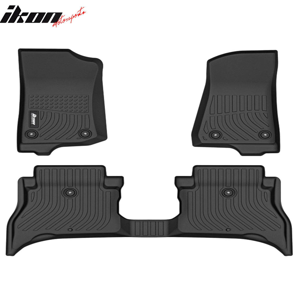 Fits 21-23 Jeep Wrangler 4xe All Weather Floor Mats & Rear Trunk Cargo Liner TPE