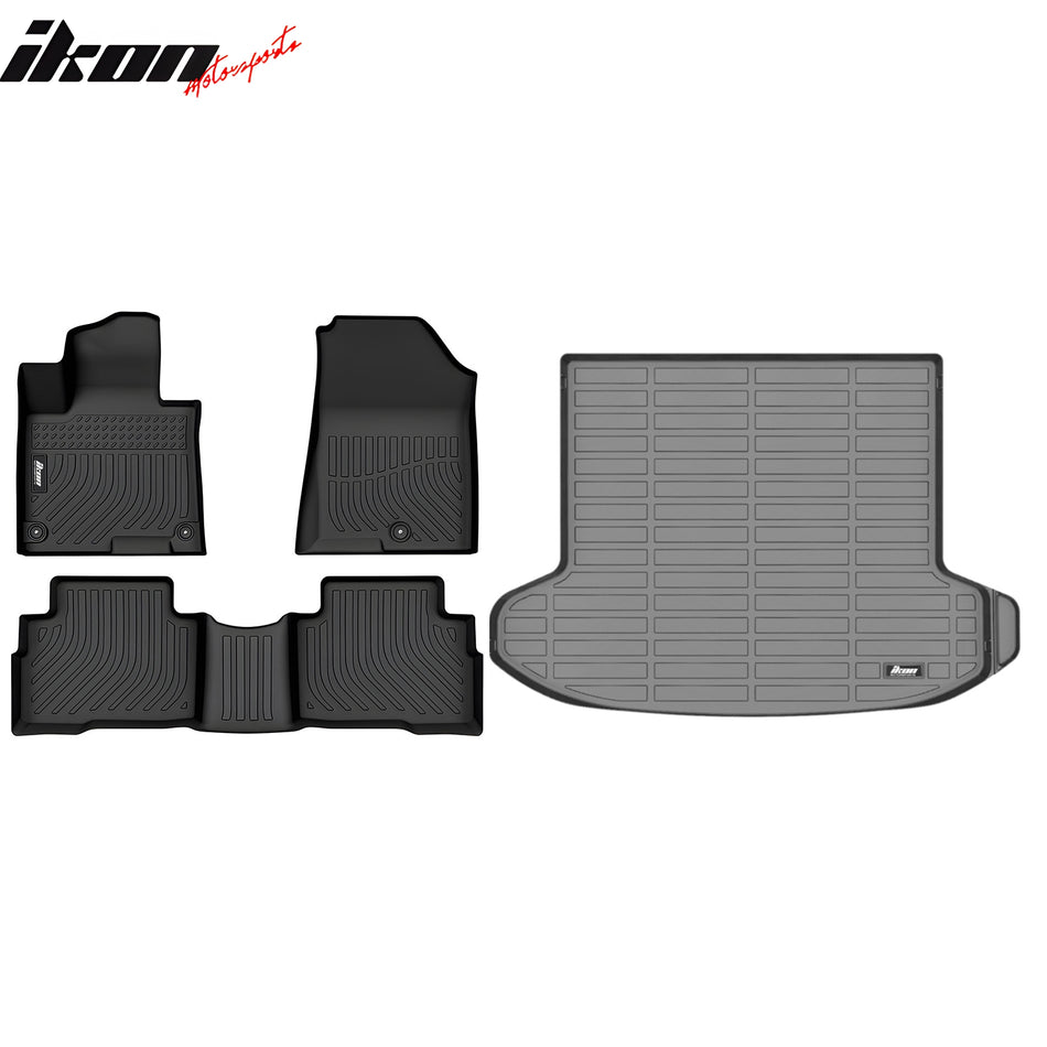 2023-2024 Kia Sportage Hybrid All Weather 3D Floor Mat TPE + Trunk Mat