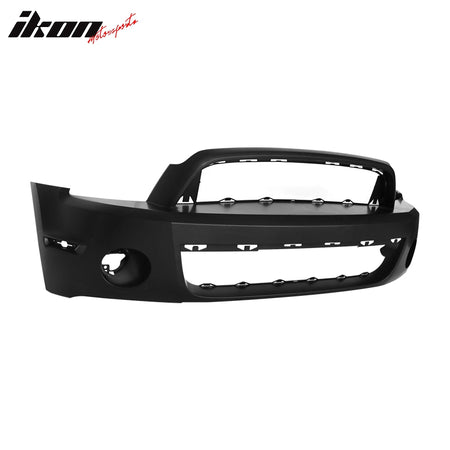 Fits 10-14 Ford Mustang Front Bumper Cover GT500 Style Conversion w/ Grille Lip