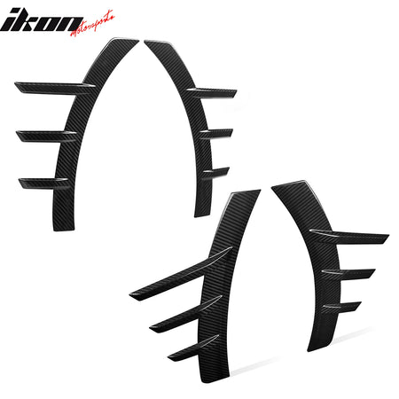 Fits 23-25 BMW G87 M2 Front Rear Side Spats M Performance Style Dry Carbon Fiber