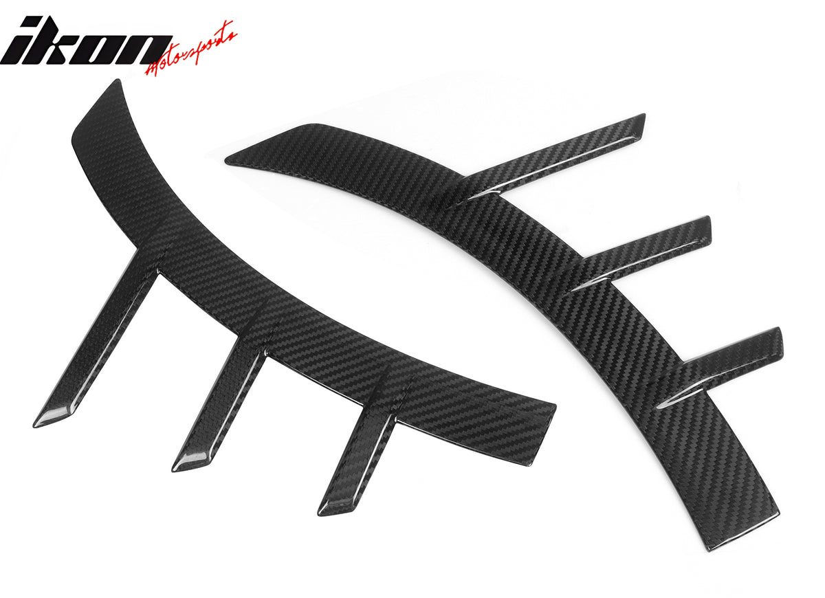 Fits 23-24 BMW G87 M2 Front Rear Side Spats M Performance Style Dry Carbon Fiber