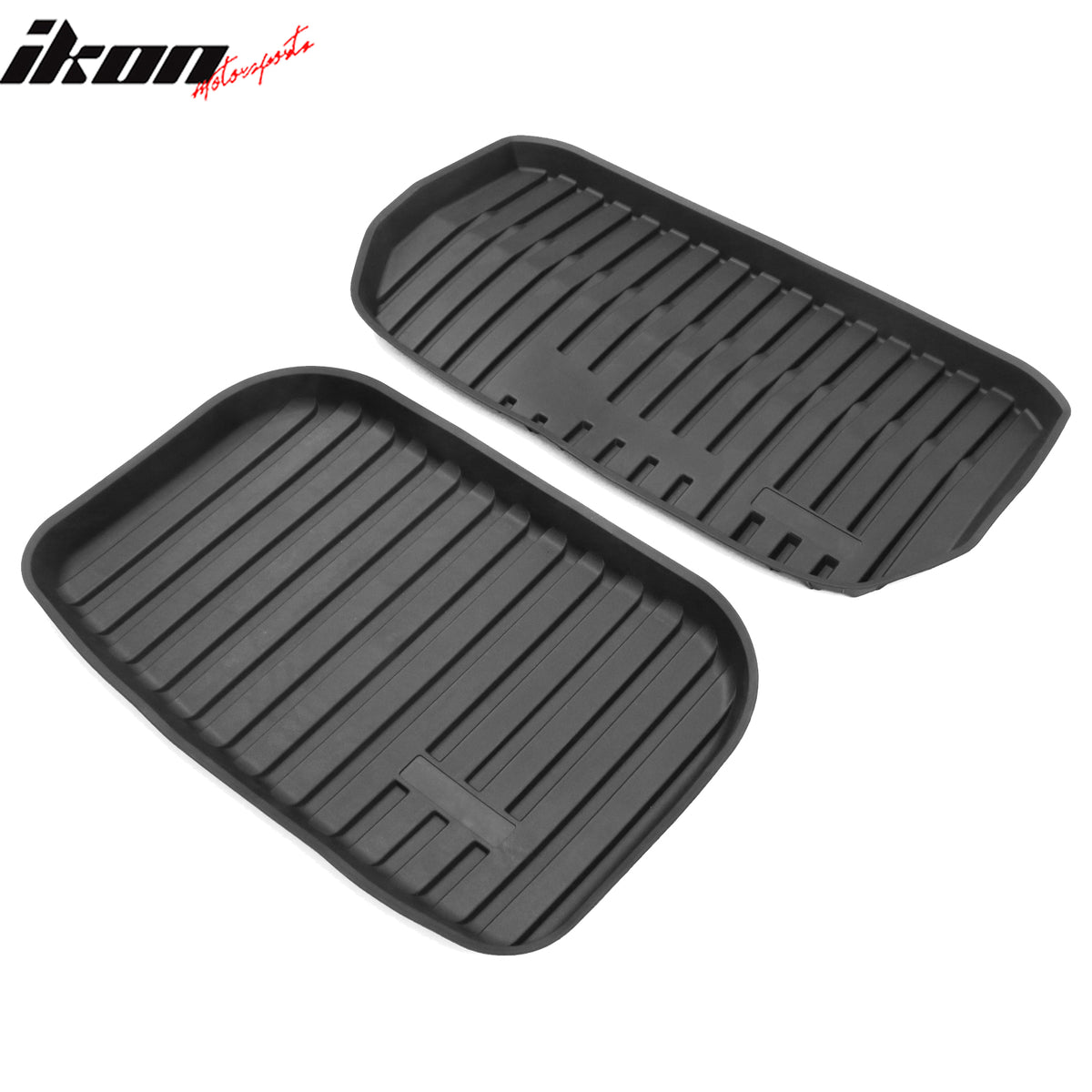 Fits 20-24 Tesla Model Y Trunk Mats Cargo Liner + Rear Seat Covers Injection TPE