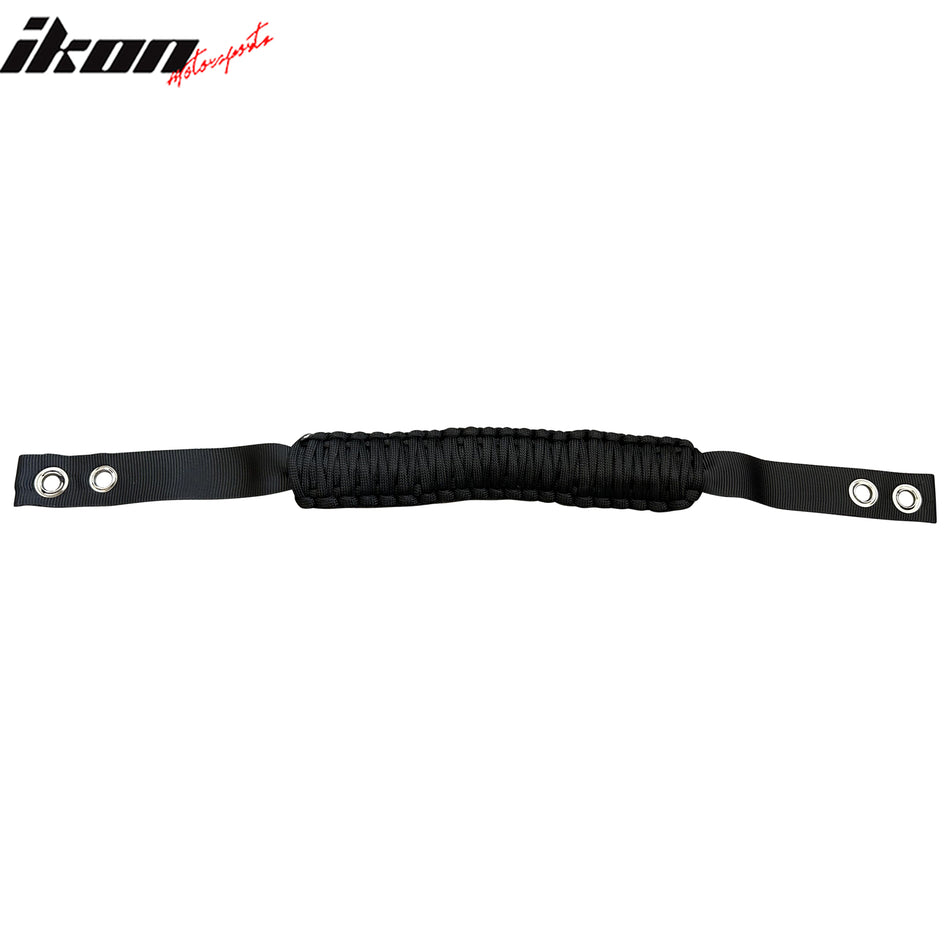 Fits 21-24 Ford Bronco 2/4Dr 2PC Nylon Roll Bar Grab Handles Paracord Grip