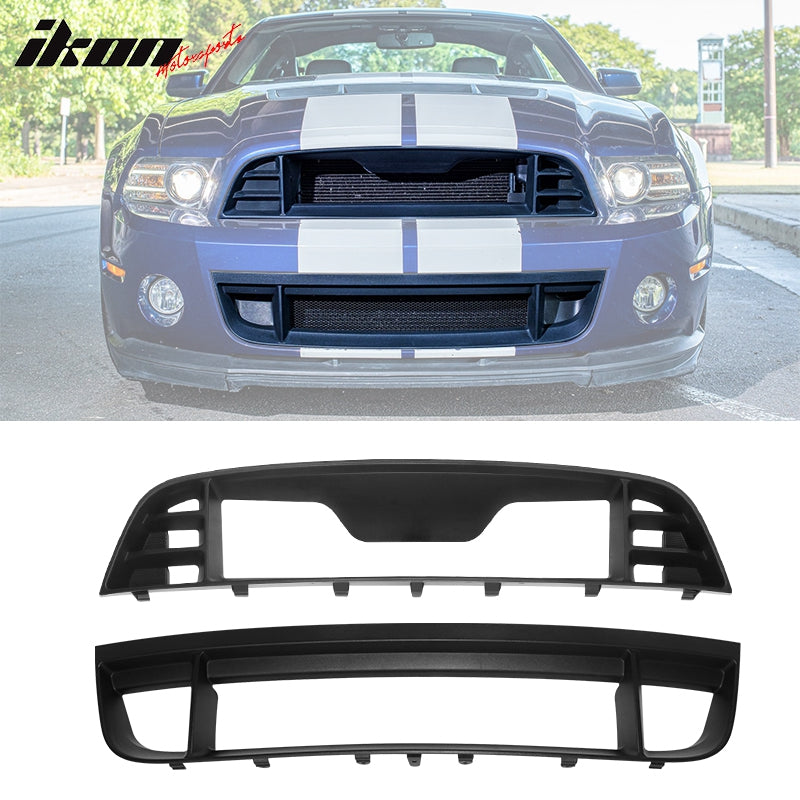2010-2014 Ford Mustang GT500 OE Factory Style Upper Lower Grille Cover