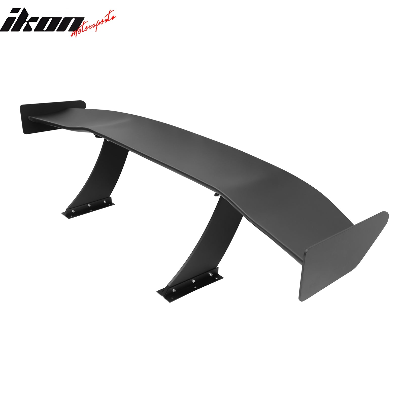 Universal 57" GT Trunk Spoiler Adjustable Rear Racing Wing (V4A Leg + V4A Plate)