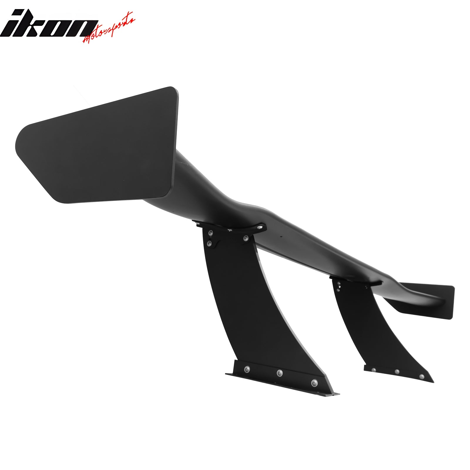 Universal 57" GT Trunk Spoiler Adjustable Rear Racing Wing (V4A Leg + V4A Plate)