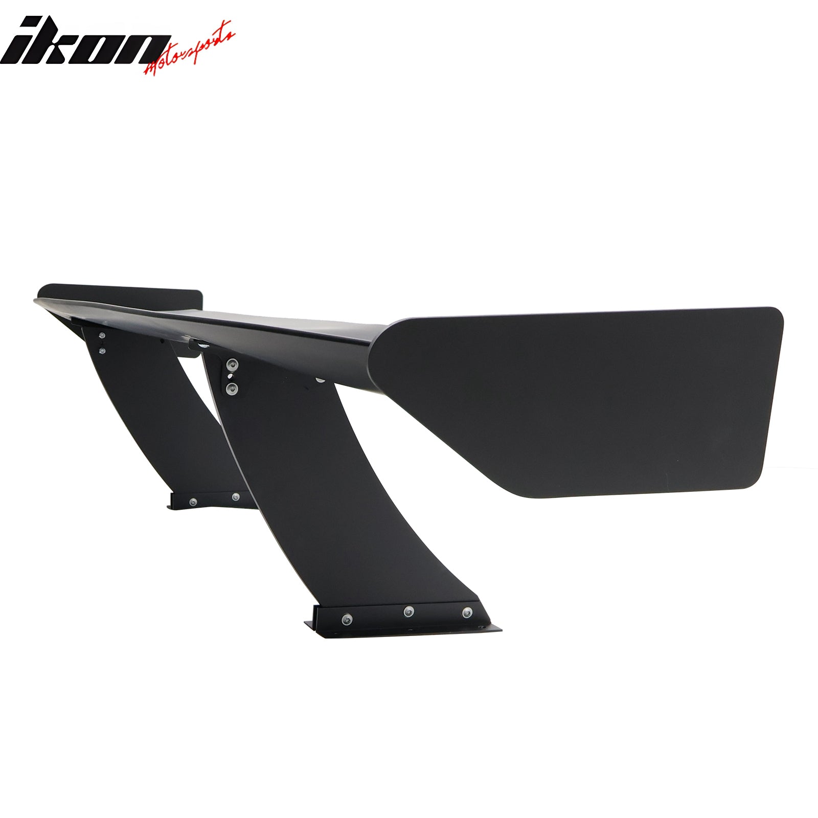 Universal 57" GT Trunk Spoiler Adjustable Rear Racing Wing (V4A Leg + V4A Plate)