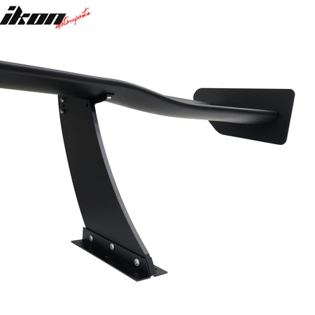 Universal 57" GT Trunk Spoiler Adjustable Rear Racing Wing (V4A Leg + V4A Plate)