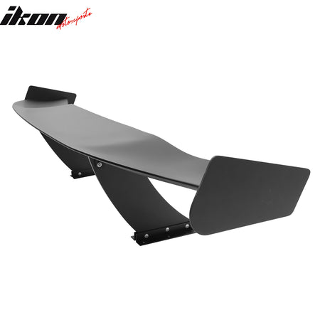 Universal 61" GT Trunk Spoiler Adjustable Rear Racing Wing (V4A Leg + V4C Plate)