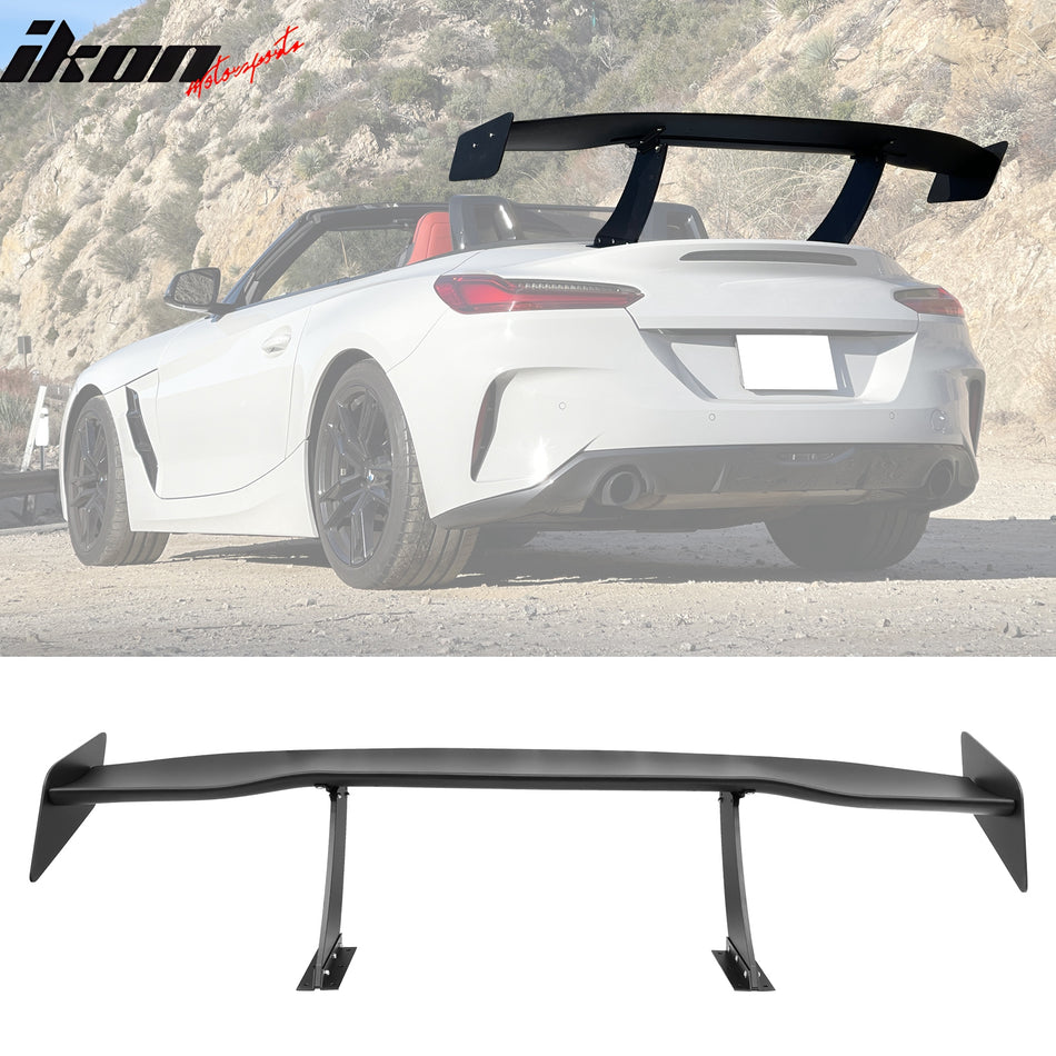 Universal 57'' GT Trunk Spoiler V1 Brackets V4A Legs + V4D Plates ABS