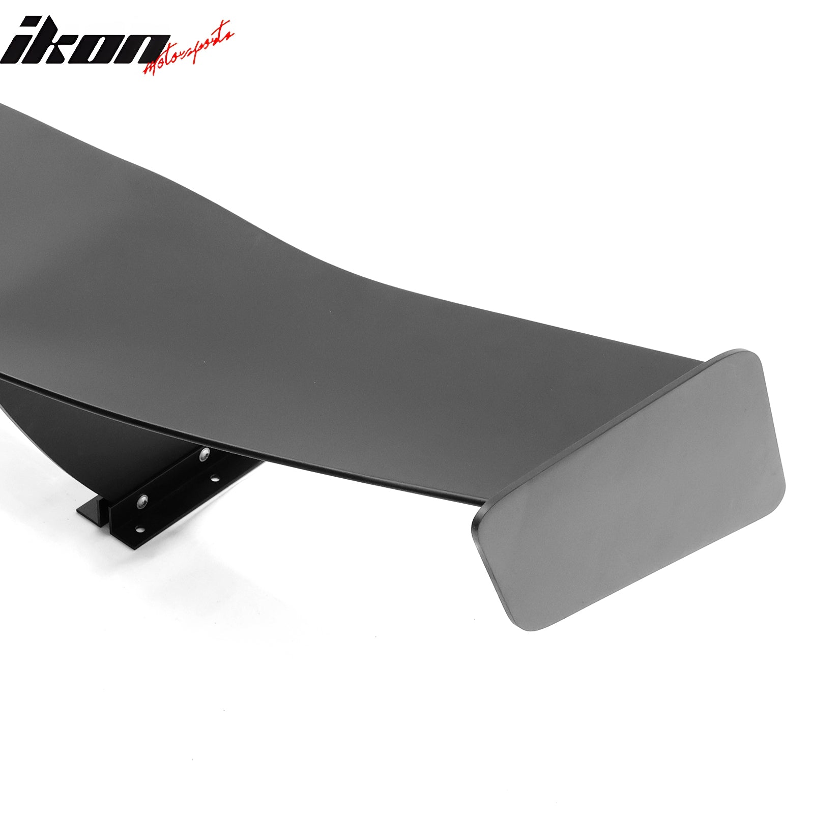 Universal 57" GT Trunk Spoiler Adjustable Rear Racing Wing (V4A Leg + V4D Plate)