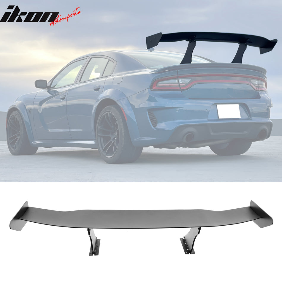 Universal 57'' GT Trunk Spoiler V1 Brackets V4B Legs + V4A Plates ABS