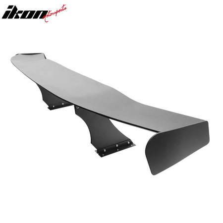 Universal 57" GT Trunk Spoiler Adjustable Rear Racing Wing (V4B Leg + V4C Plate)