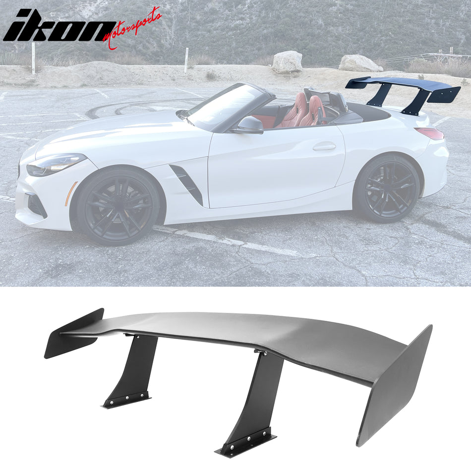 Universal 57'' GT Trunk Spoiler V1 Brackets V4C Legs + V4D Plates ABS