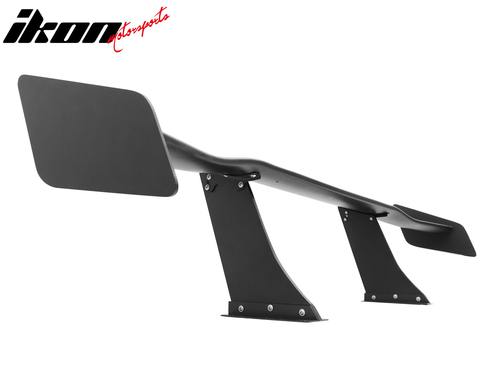 Universal 57" GT Trunk Spoiler Adjustable Rear Racing Wing (V4C Leg + V4D Plate)