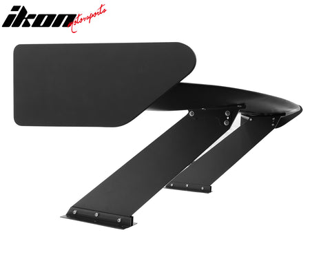 Universal 57" GT Trunk Spoiler Adjustable Rear Racing Wing (V4D Leg + V4A Plate)