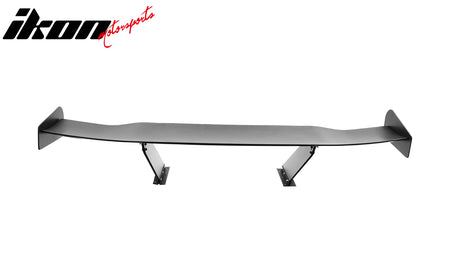 Universal 65" GT Trunk Spoiler Adjustable Rear Racing Wing (V4D Leg + V4C Plate)