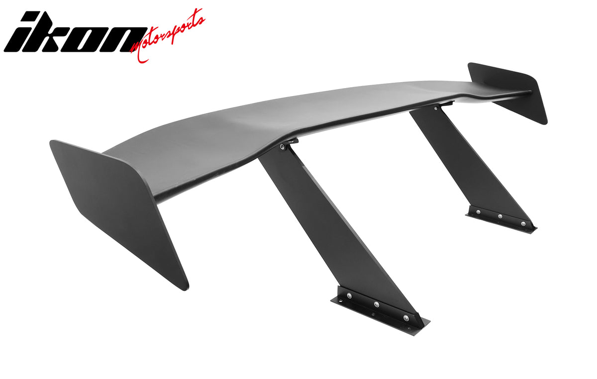 Universal 65" GT Trunk Spoiler Adjustable Rear Racing Wing (V4D Leg + V4D Plate)