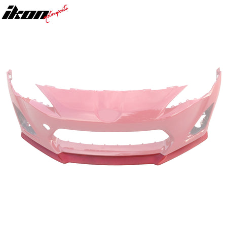 Fits 13-16 Scion FR-S CS Style Corner Aprons + GT Style Front Bumper Lip - PU