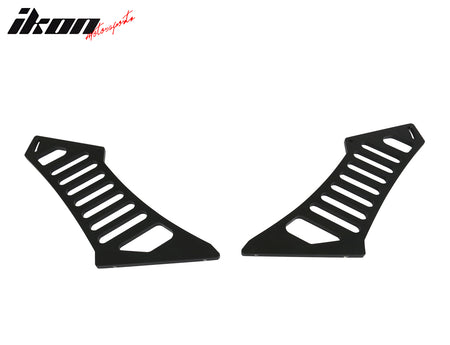 Universal 56" Inch GT Style 3D Carbon Fiber Trunk Spoiler V3 Side Plates + Legs