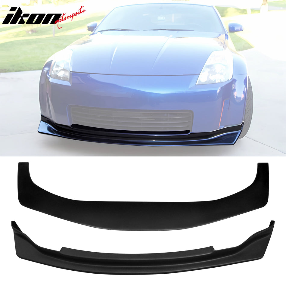 Front Lip & Matching Splitter For 2003-2005 Nissan 350Z N1 Style PU