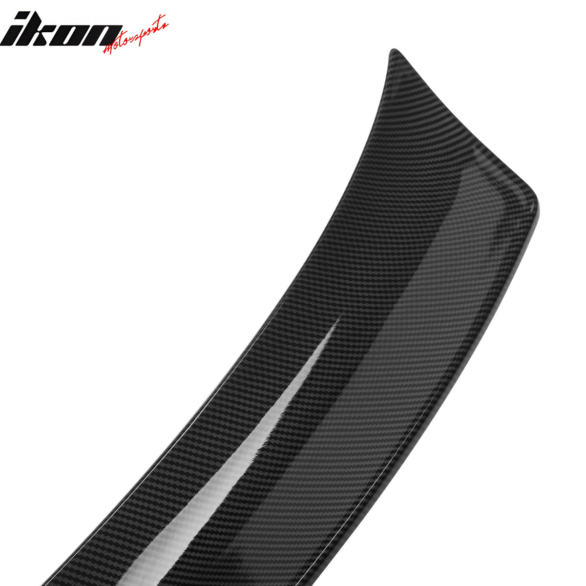 Fits 22-24 Hyundai Ioniq 5 Trunk Spoiler + Roof Spoiler Carbon Fiber Print ABS