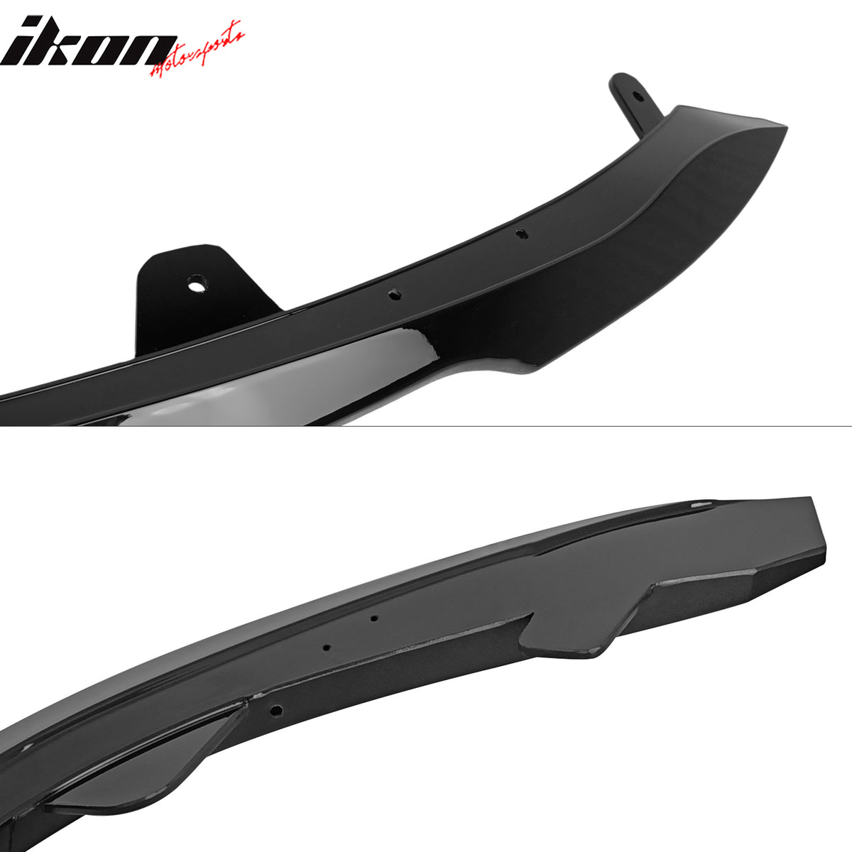 Fits 19-21 Toyota Corolla Auris E210 Hatchback 3PCS Front Bumper Lip Gloss Black