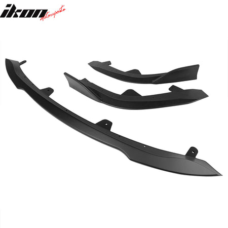 Fits 19-21 Toyota Corolla Auris E210 Hatchback 3PCS Front Bumper Lip Matte Black