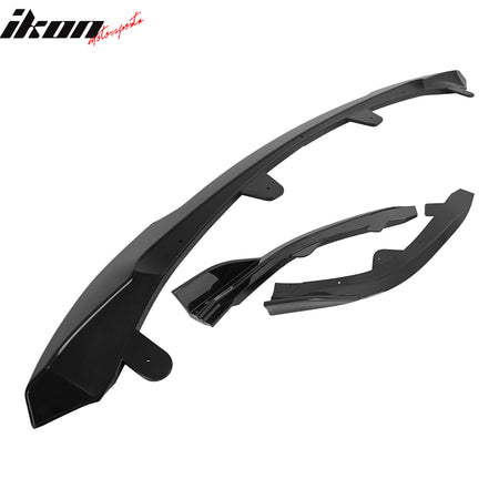 Fits 22-23 Toyota Corolla Auris E210 Hatchback 3PCS Front Bumper Lip Gloss Black