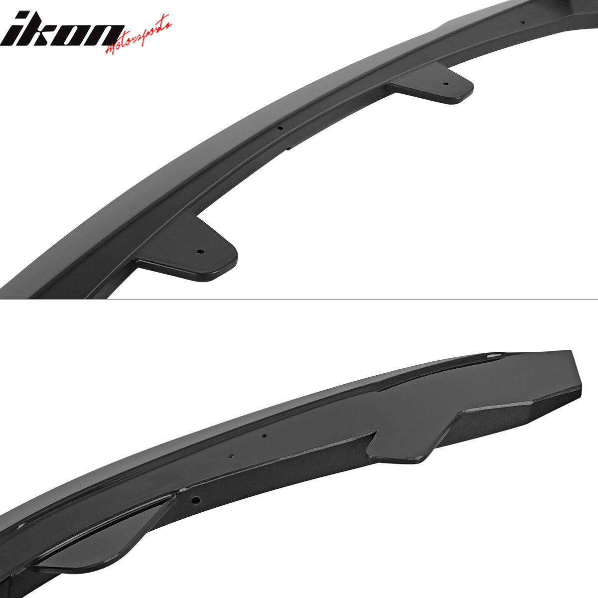 Fits 22-23 Toyota Corolla Auris E210 Hatchback 3PCS Front Bumper Lip Gloss Black