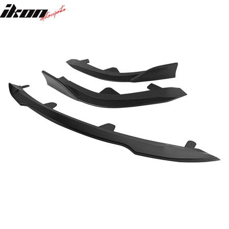 Fits 22-23 Toyota Corolla Auris E210 Hatchback 3PCS Front Bumper Lip Matte Black